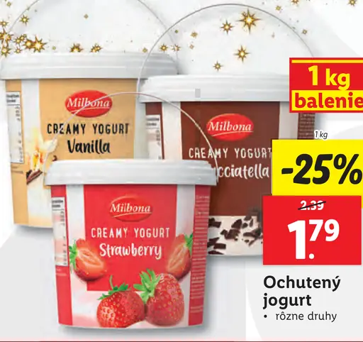 Krémový jogurt Vanilka