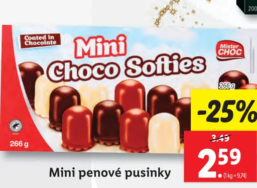 Mini penové pusinky