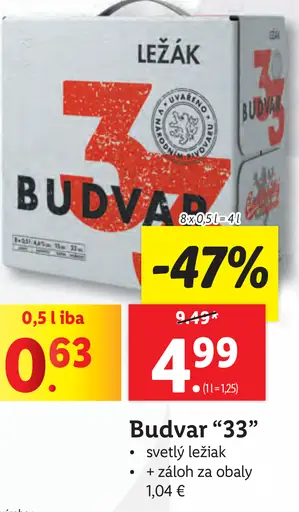 Budvar '33'