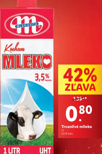 Trvanlivé mlieko