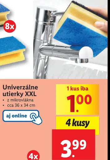 Univerzálne utierky XXL