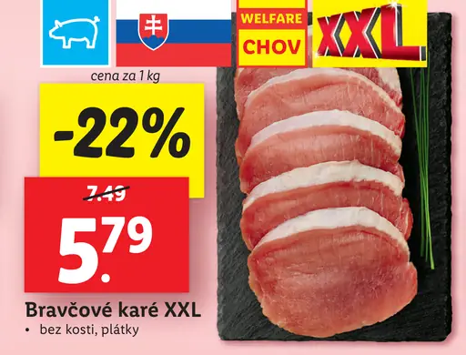 Bravčové karé XXL