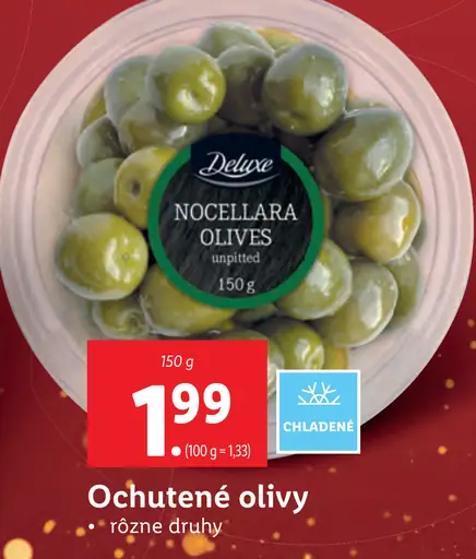 Ochutené olivy