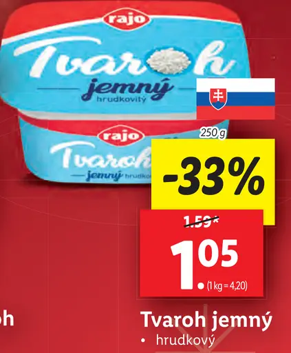 tvaroh jemný