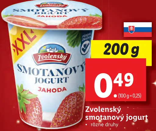 Zvolenský smotanový jogurt