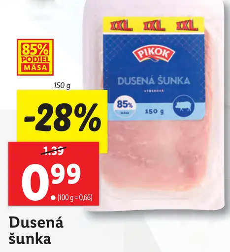 Dusená šunka