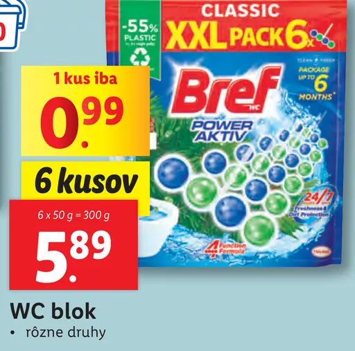 Bref WC blok