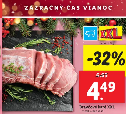 Bravčové karé XXL