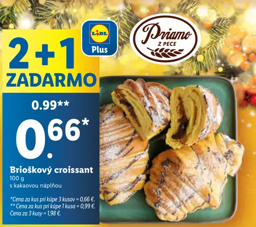 Brioškový croissant