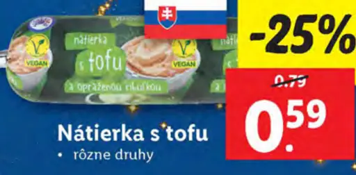 Nátierka s tofu