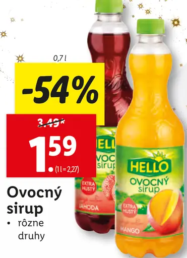 Ovocný sirup