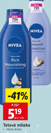 Telesné mlieko NIVEA Rich Nourishing