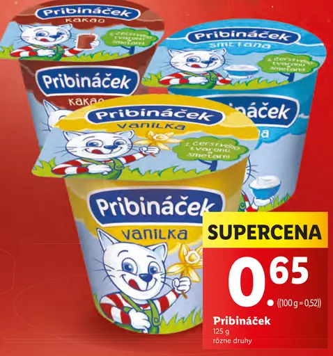 Pribináček smotana