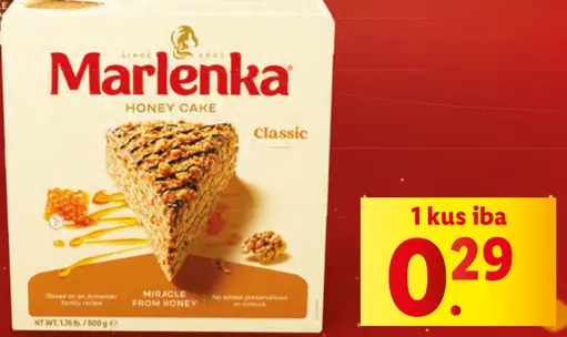 Marlkenka Honey Cake