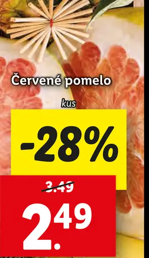 Červené pomelo