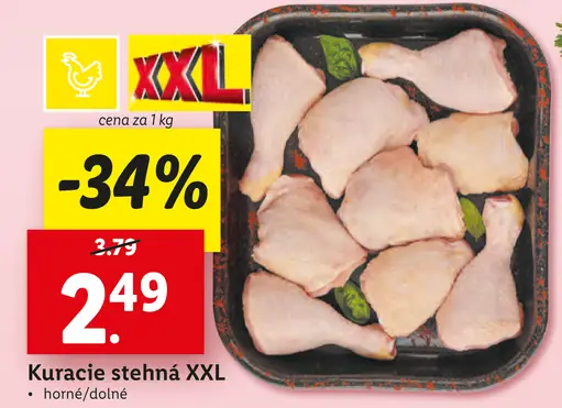 Kuracie stehná XXL