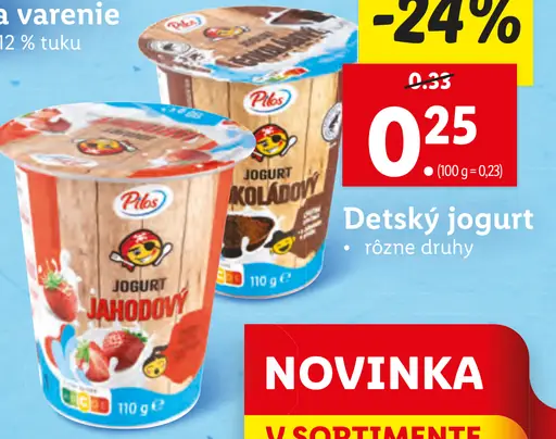 Jogurt Jahodový