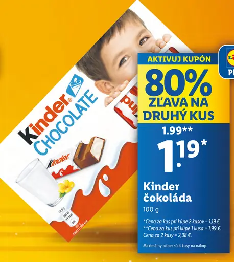 Kinder čokoláda