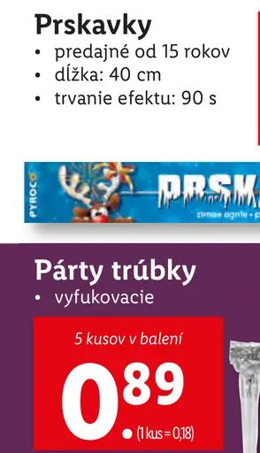 Party trubky