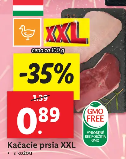 Kačacie prsia XXL