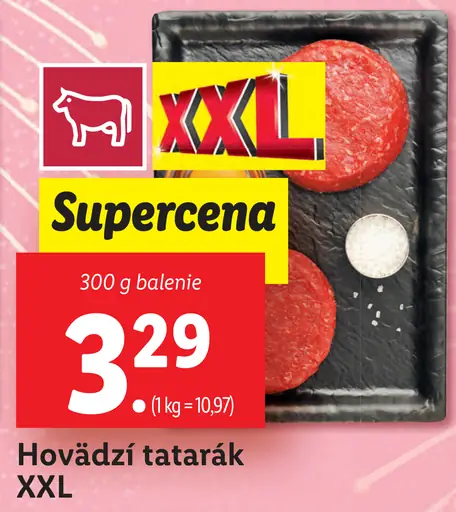 Hovädzí tatárak XXL