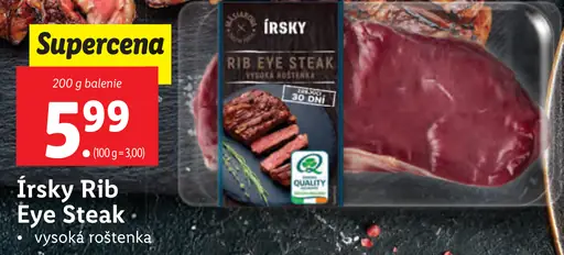 Írsky Rib Eye Steak