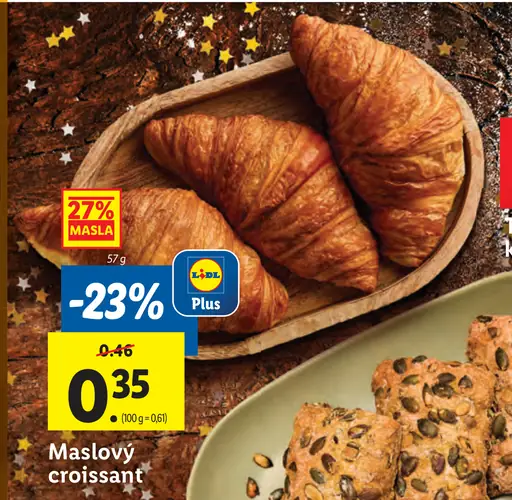 Maslový croissant