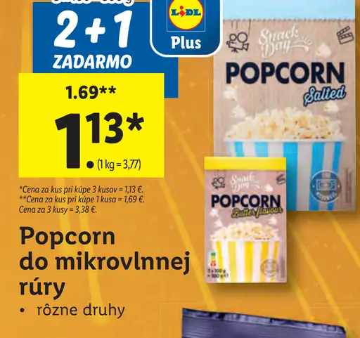 Popcorn do mikrovlnnej rúry