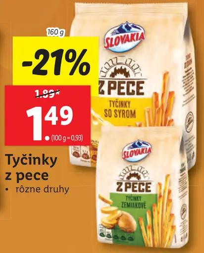 Tyčinky zemiakové