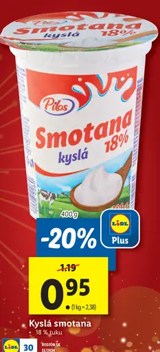 Smotana kyslá 18%