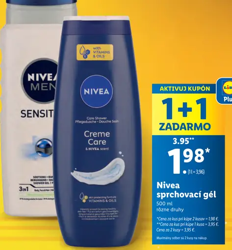 Nivea sprchovací gél