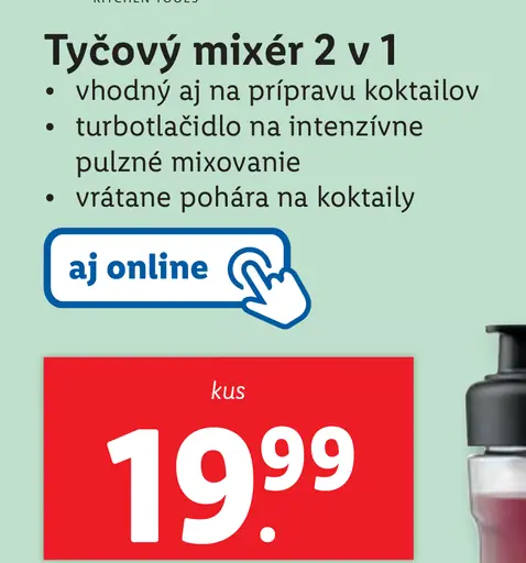 Tyčový mixer 2 v 1