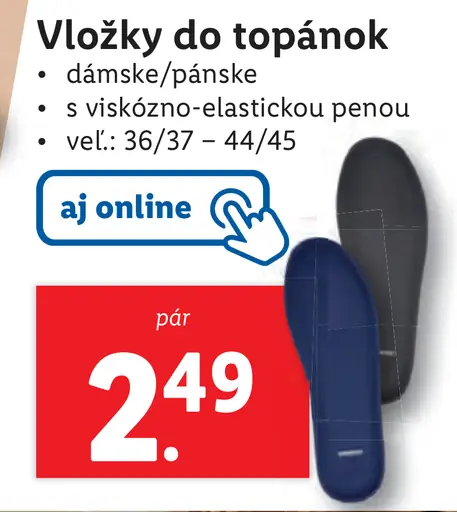 Vložky do topánok