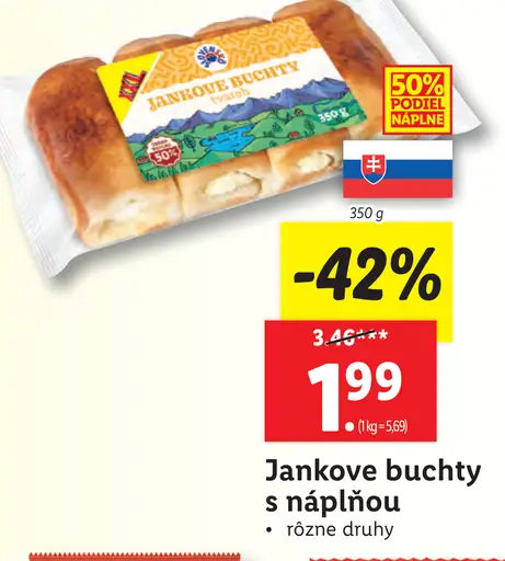 Jankove buchty s náplňou