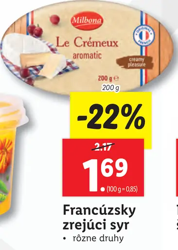 Francúzsky zrejúci syr