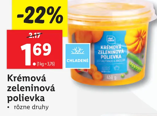 Krémová zeleninová polievka