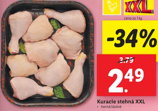 Kuracie stehná XXL