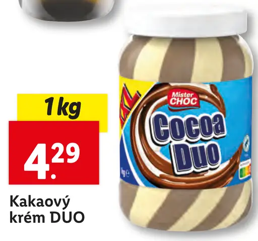 Kakaový krém DUO