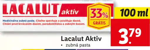 Lacalut aktív