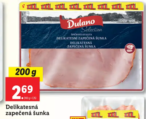 Delikatesná zapečená šunka