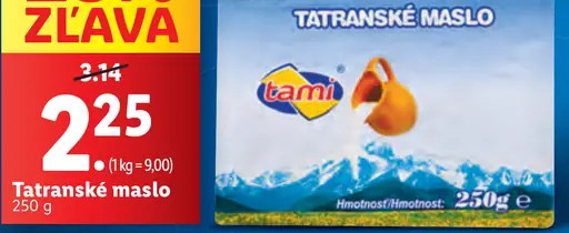 Tatranské maslo