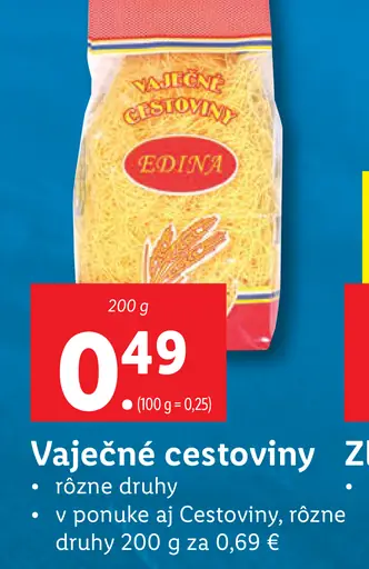 Vaječné cestoviny