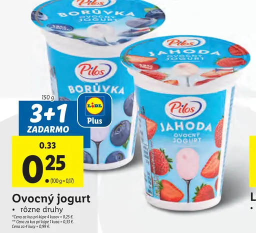 Jahodový jogurt