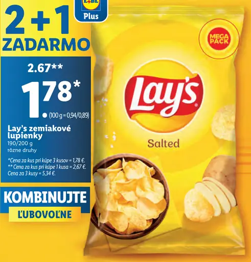 Lay's Zemiakové lupienky