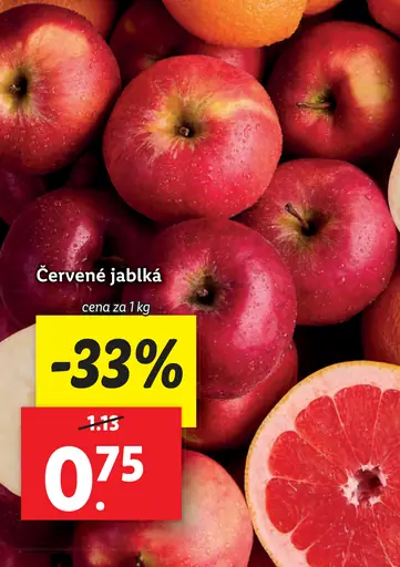 Červené jablká