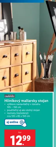 Hlínkový maliarsky stojan