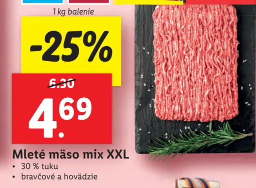 Mleté mäso mix XXL