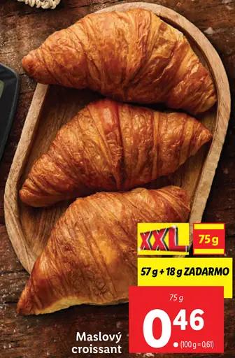 Maslový croissant