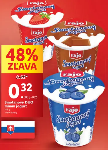 Smotanový DUO mňam jogurt