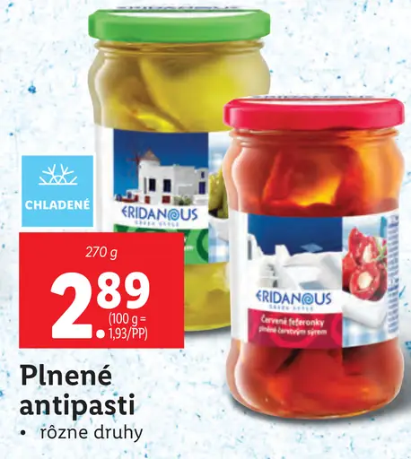 Plnené antipasti